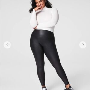 Spanx fleece lined Blackberry Leggings